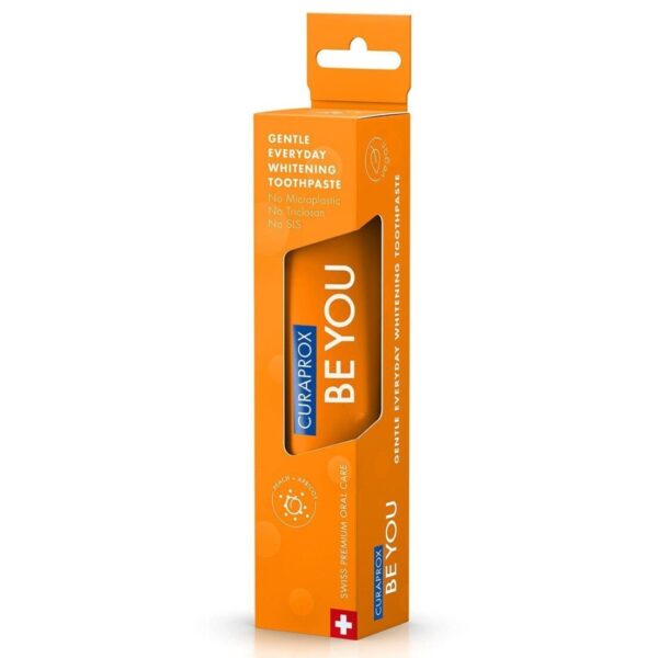 Curaprox Be You Peach + Apricot Whitening Daily Toothpaste Orange 60Ml