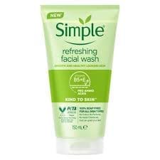 Simple Kind To Skin Refreshing Facial Wash Gel 150Ml