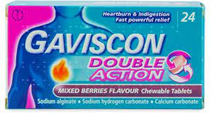 Gaviscon Double Action Mixed Berries Tablets 24S