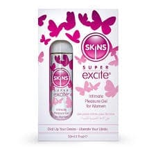 Skins Super Excite Intimate Pleasure Gel For Women 30Ml