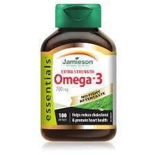 Jamieson Omega 3 Extra strength 700mg soft Gels 100's