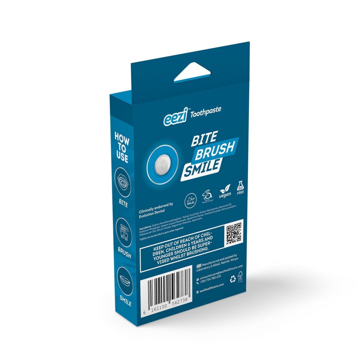 Eezi Toothpaste Complete Protection Tabs 60'S