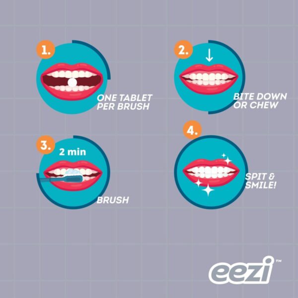 Eezi Toothpaste Complete Protection Tabs 60'S