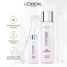 L?Or?al Paris Glyco Bright Peeling Water 128Ml Toner Ebt