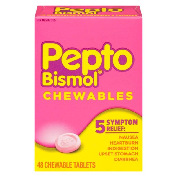 Pepto Bismol Chewable Tablets 48S
