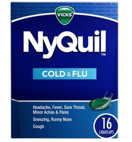 Nyquil Cough Cold Flu Liquicaps 16S