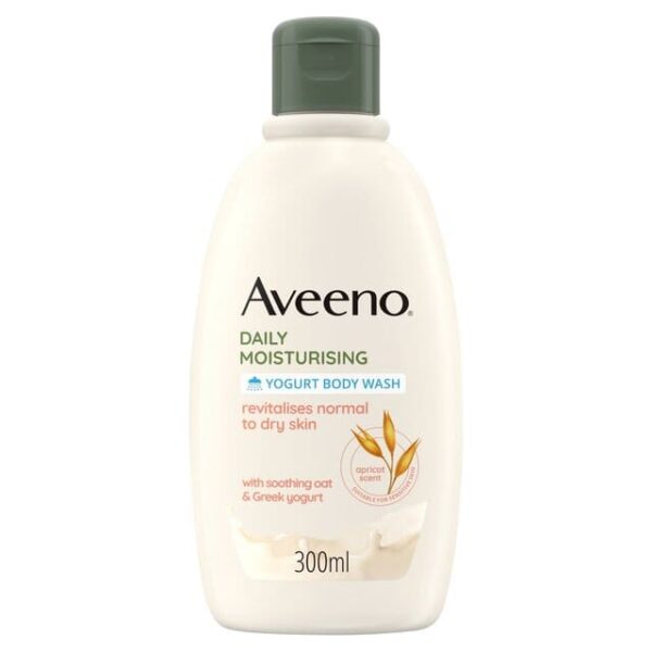 Aveeno Daily Moist Yogurt Body Wash 300Ml