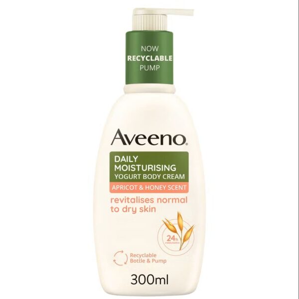 Aveeno D/M Body Cream Apricot&Honey Scent 300Ml