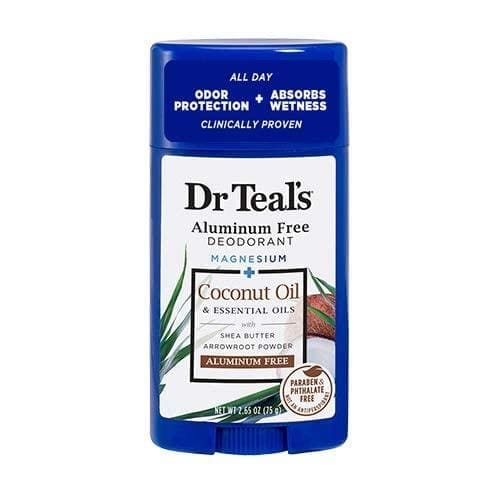 Dr Teals Deodorant Coconut & Essntial Oils 75G