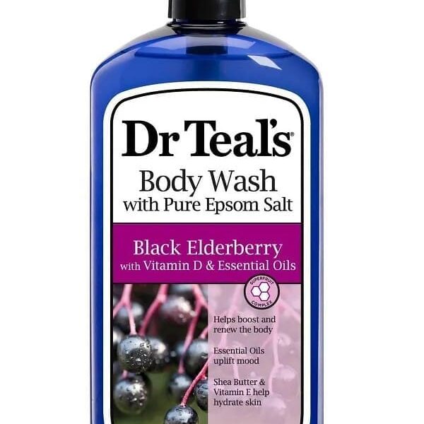 Dr Teal'S Body Wash Black Elderberry 710Ml