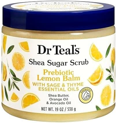 Dr Teals Sugar Scrub Prebiotic Lemon Balm 538G