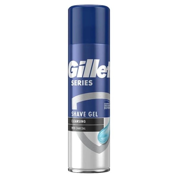 Gillette Series Shave Gel Cleans Charcoal (Uk)200Ml