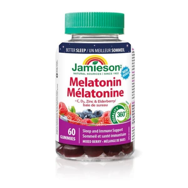 Jamieson Melatonin 5Mg+Immunity Gummies 60S
