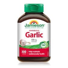 Jamieson Odourless Garlic Softgels 300S