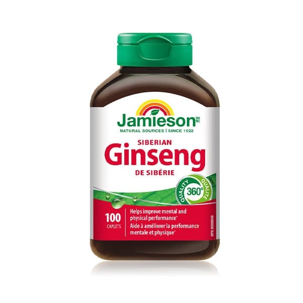 Jamieson Siberian Ginseng Caplets 100S