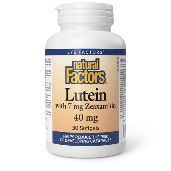 Natural Factors Lutein 40 mg with 7 mg Zeaxanthin 30S