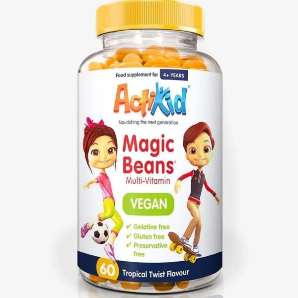 Actikid - Magic Beans Tropical Twist Vegan Multivitamins Gummies (4+ Years) 60S