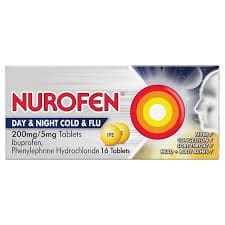 Nurofen Day & Night Cold & Flu Caps 16S