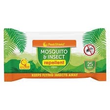 Pest Shield - Mosquito & Insect Repellent Wipes 25S