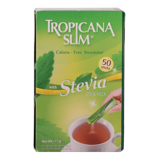 1138432.png Tropicana Slim Sweetener Stevia Diet Stick 50S