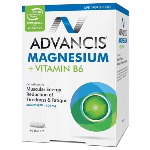 Advancis Magnesium+Vitamin B6 Tablets 60S