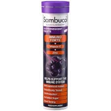 Sambucol Immuno Forte Effer Vit C+Zinc Tablets 15S