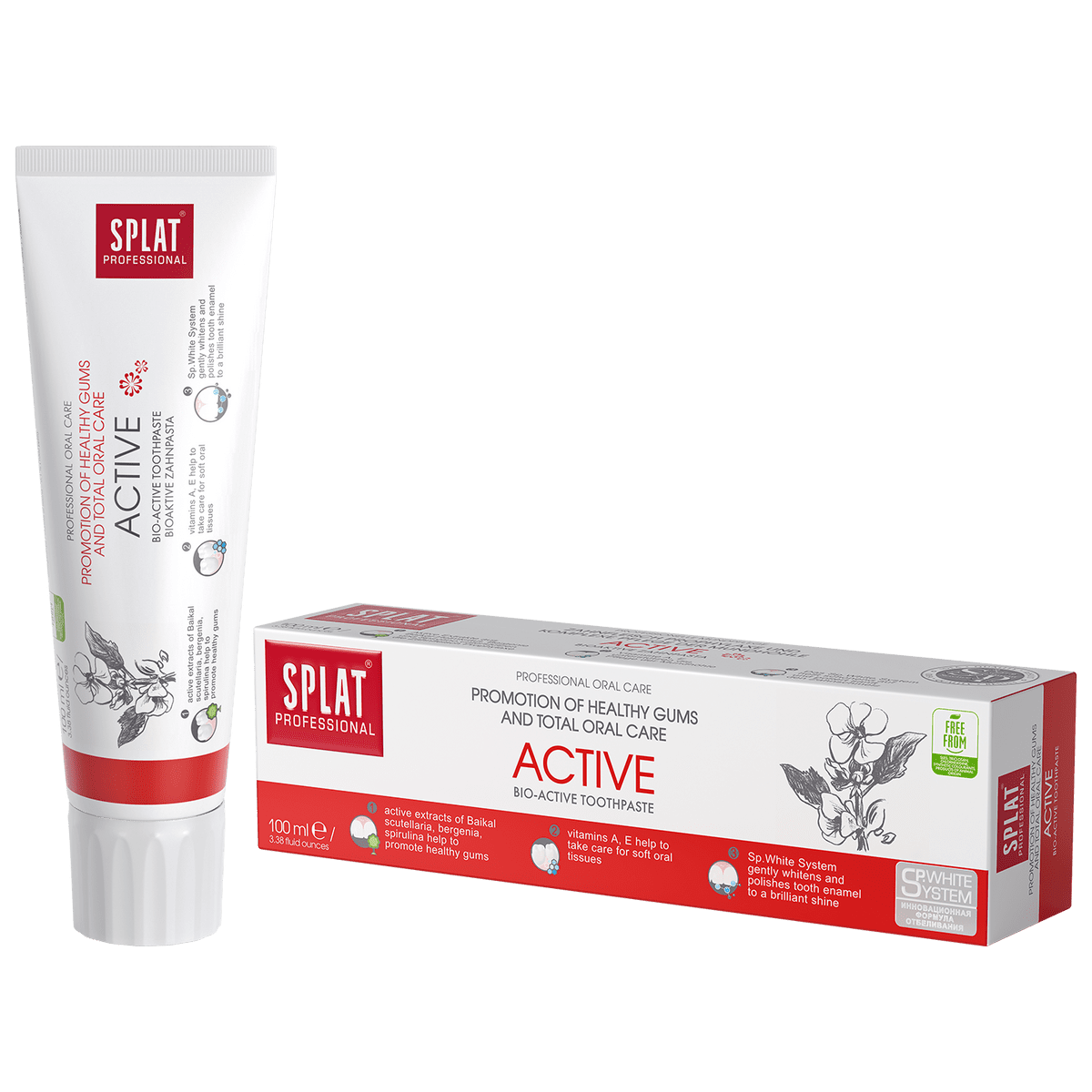 Splat Tooth paste Prof Active 100Ml
