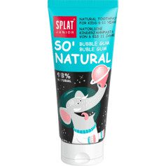 Splat Junior Natural Toothpaste For Kids 6-11 Years/ Bubble Gum