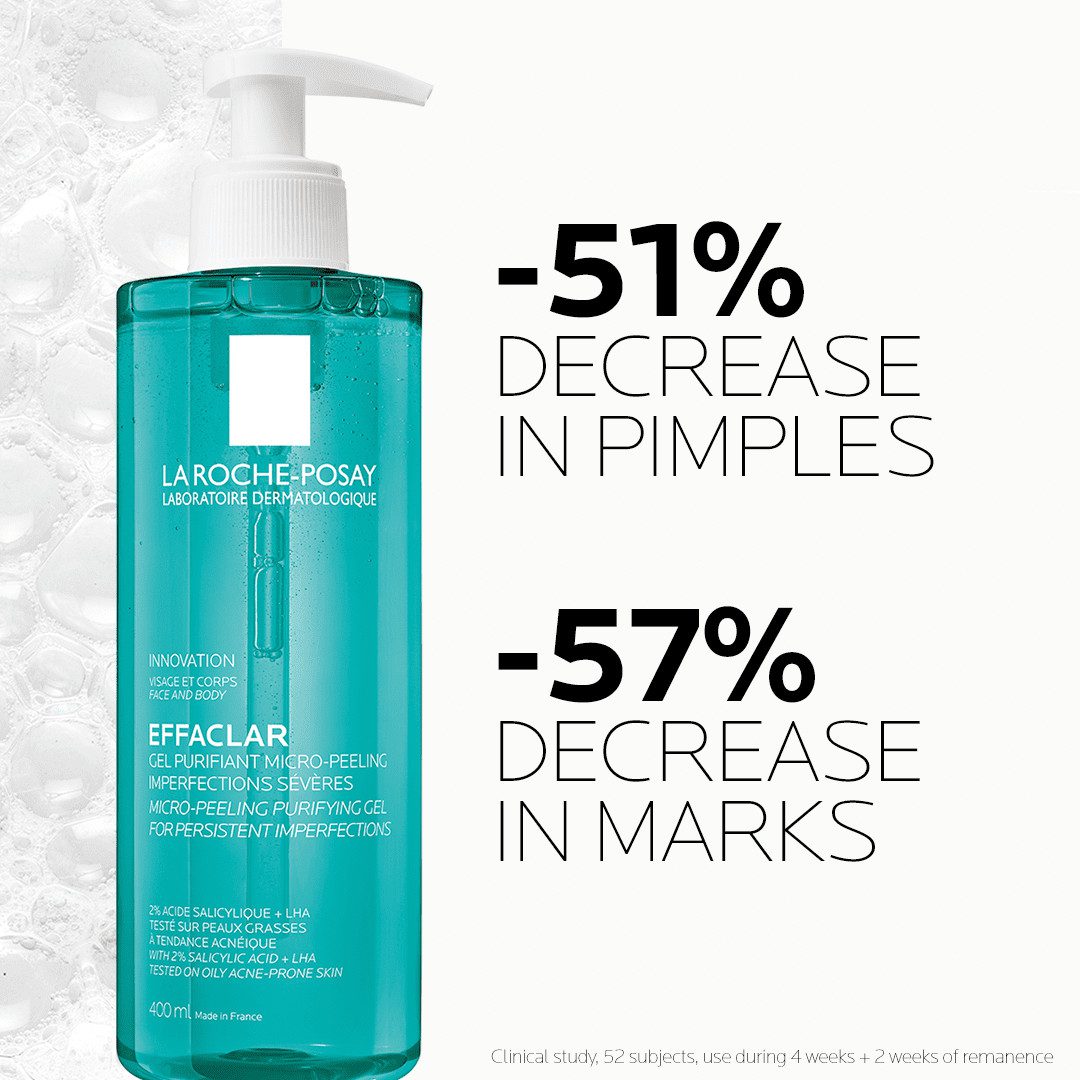 La Roche Posay Effaclar Micropeel Face and Body Cleanser 400 ml
