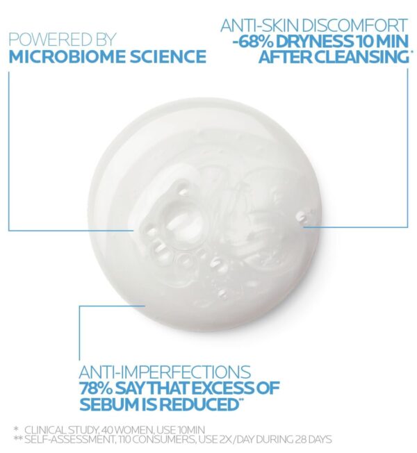 La Roche Posay Effaclar H Iso-Biome Cleanser For Soothing Anti-Imperfections 200Ml