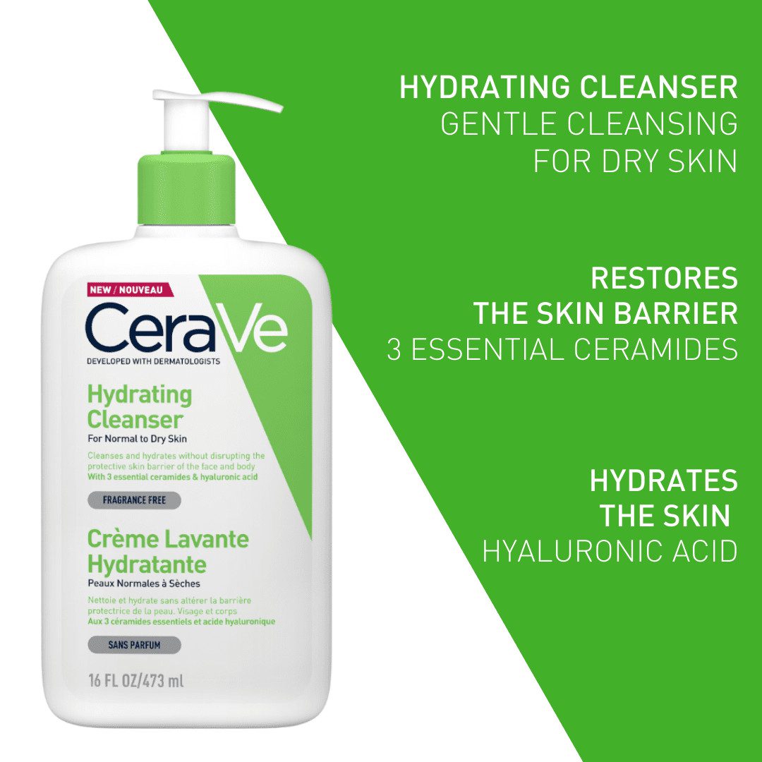 Cerave Hydrating Cleanser 473ml