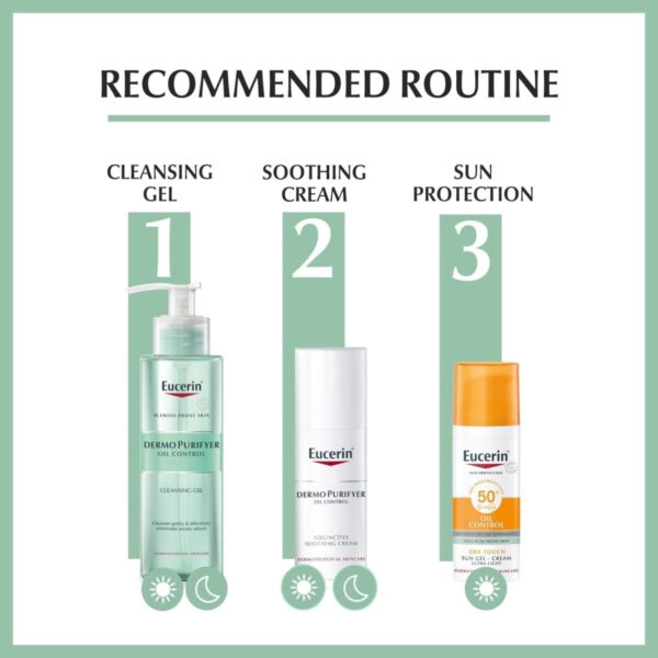 Eucerin DermoPurifyer Adjunctive Soothing Cream, 50ml