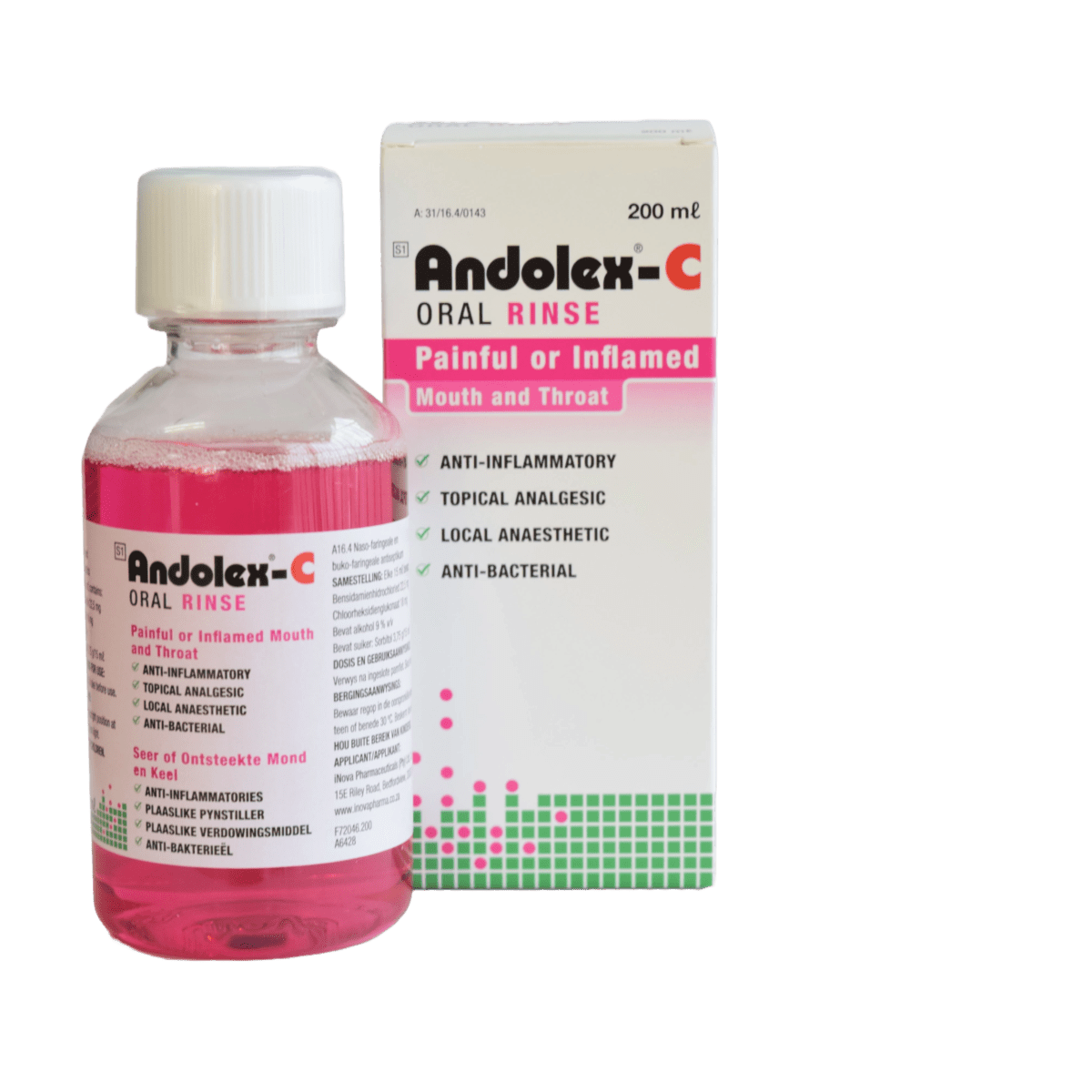 Andolex C Mouth Wash 200ml