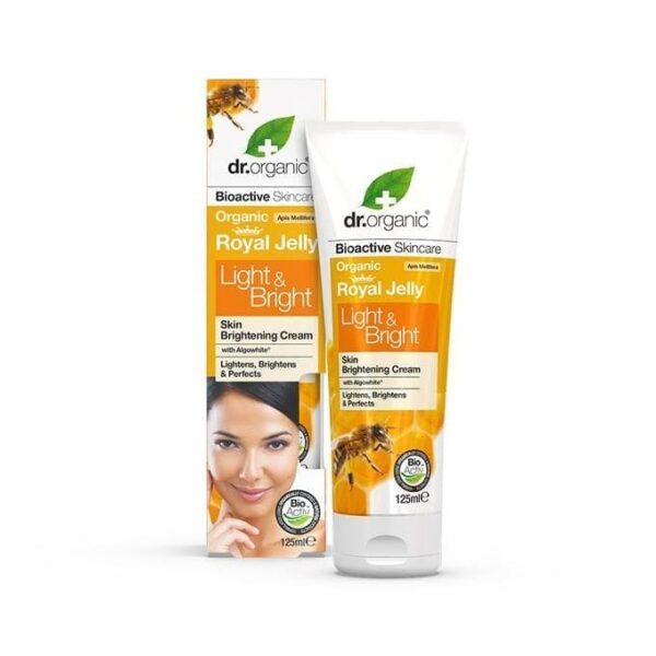 DR-ORGANIC-ROYAL-JELLY-SKIN-LIGHT-BRIGHT-CREAM-125ML.jpg Dr Organic Royal Jelly Skin Light & Bright Cream 125ml