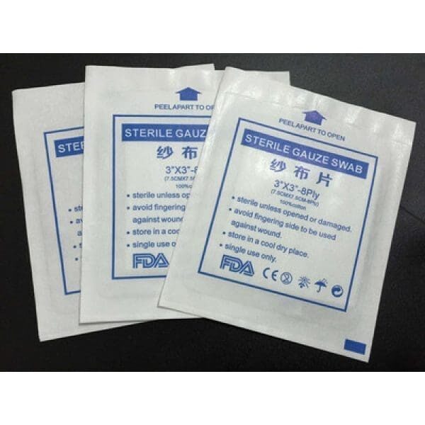 Gauze Swabs Sterile 3X3 100s