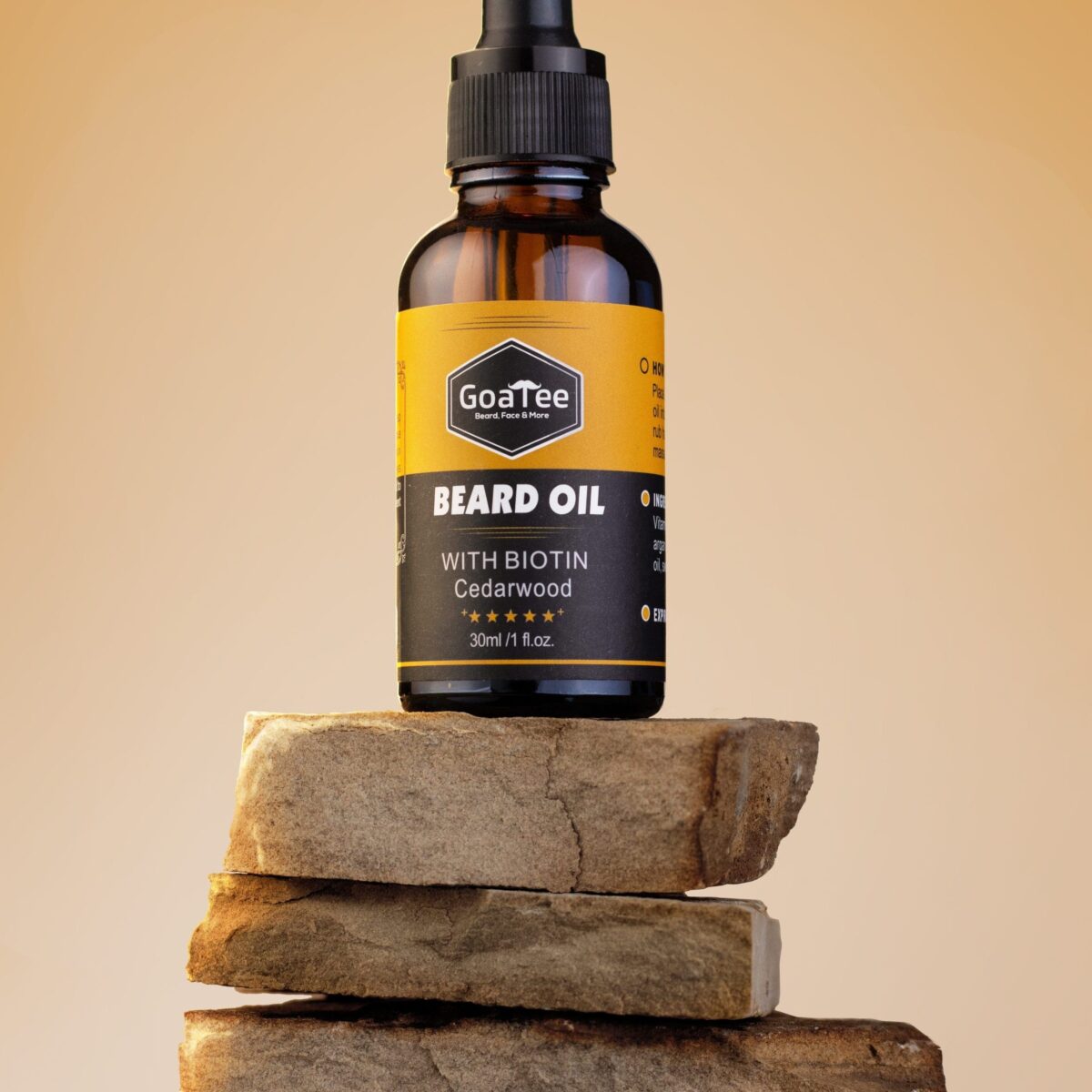 Goatee Beard Growth Oil With Biotin 30Ml
