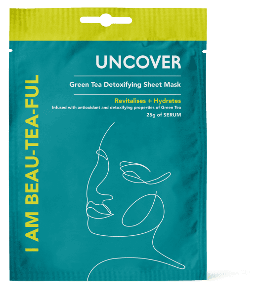 Uncover Green Tea Detoxifying Sheet Mask 25 g