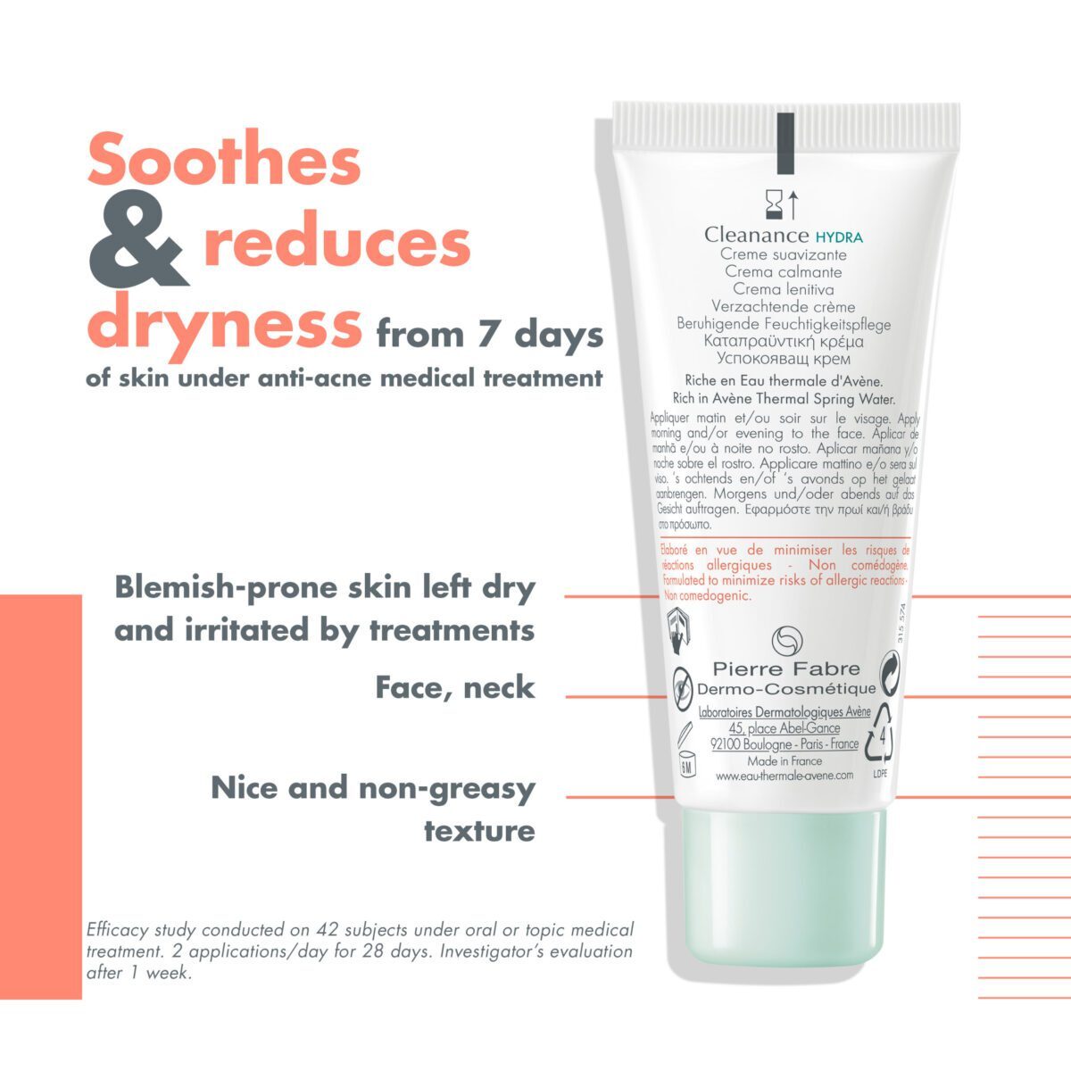 Avène Cleanance Hydra Soothing Cream 40Ml