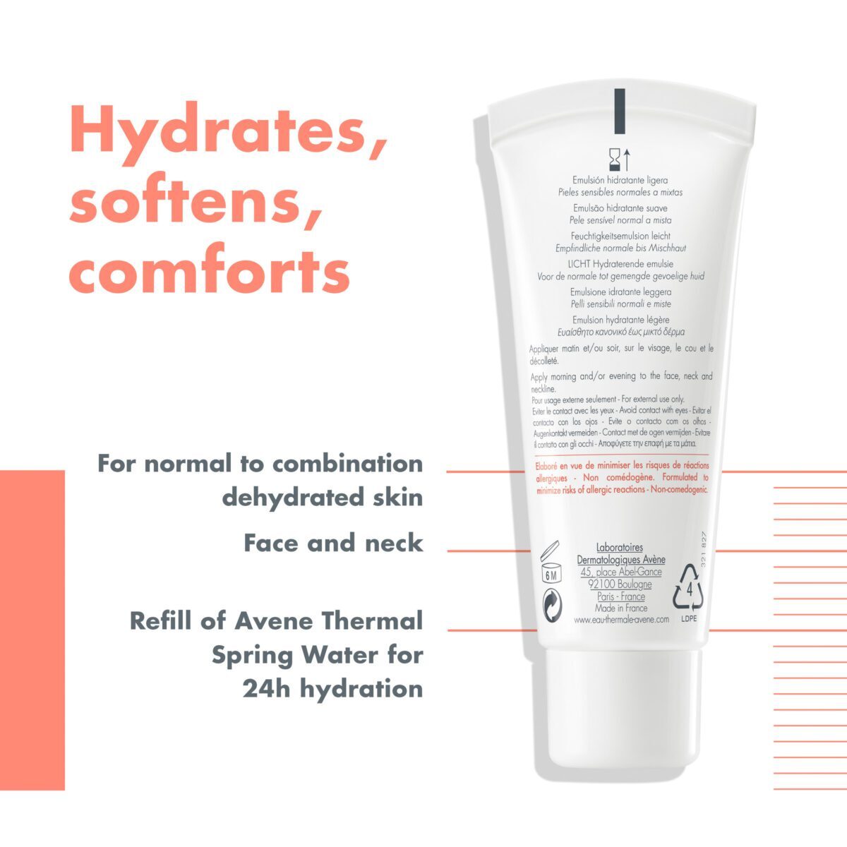 Avène Hydrance Light Hydrating Emulsion 40Ml