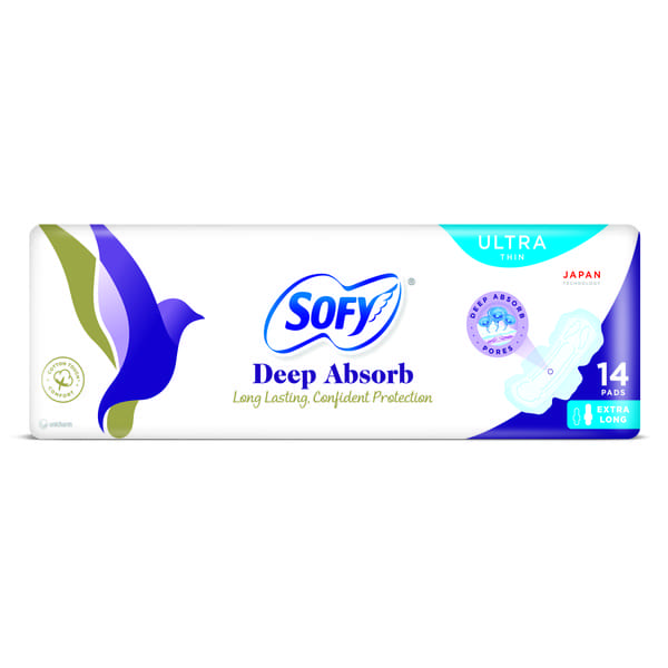 Sofy Deep Absorb Ultra Thin Value Pack -Extra Long 14S