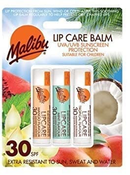 Malibu Blister Pack SPF30 Lip balm Mango/Mint/Tropical
