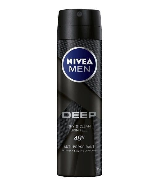 Nivea Deep Deo Spray For Men 150Ml