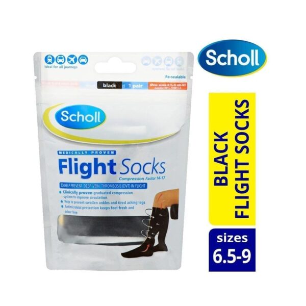 Scholl Flight Socks Size 9.5-12