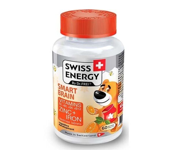 Swiss Energy Smart Brain Kids Dextrose Tabs 60S