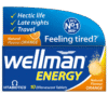 Wellman Energy Orange Effervescent Tablets 10's
