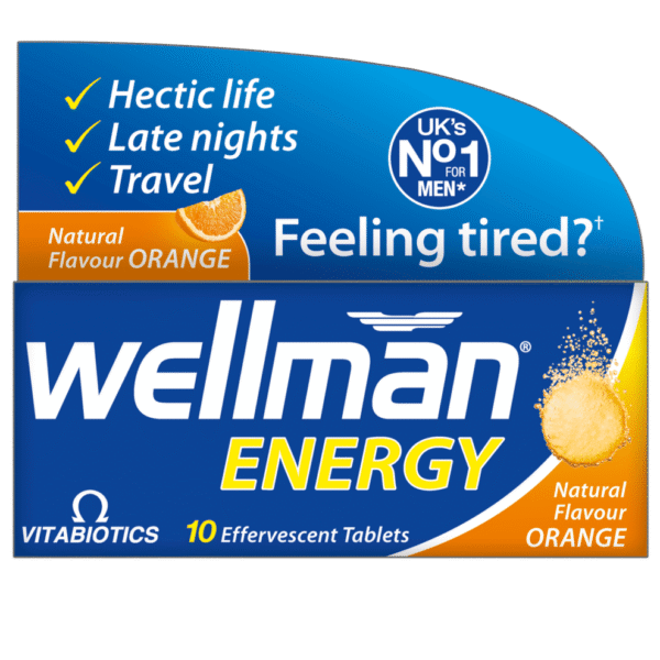 Wellman Energy Orange Effervescent Tablets 10's