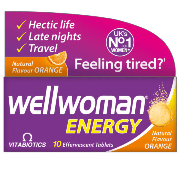 Wellwoman Energy Orange Effervescent Tablets 10's