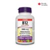 Webber Naturals B12 Methylcobalamin 5000Mcg Sublingual Tabs 60S