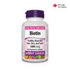 Webber Naturals Biotin 5000Mcg Vegeterian Capsules 60S