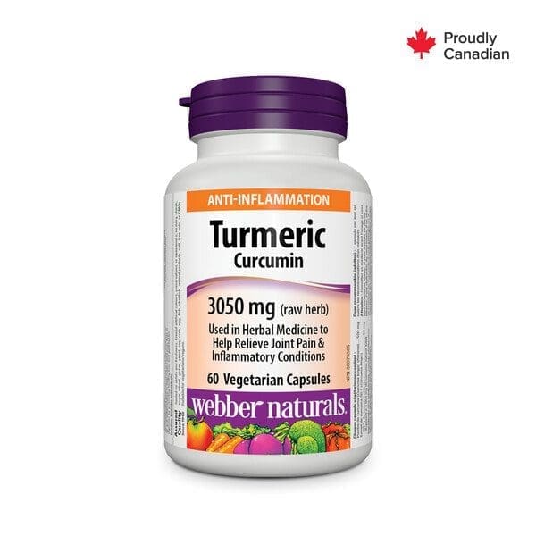 Webber Naturals Turmeric Curcumin 3050Mg Veg Capsules 60S